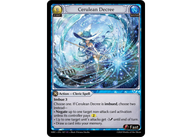 Grand Archive Cerulean decree 4枚セット Grand Archive Cerulean Decree FOIL