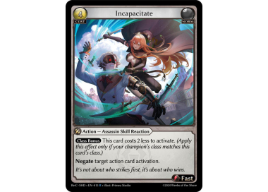 Sell Incapacitate - Grand Archive - Big Orbit Cards