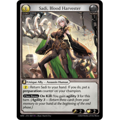 Sadi, Blood Harvester (Foil) - Big Orbit Cards