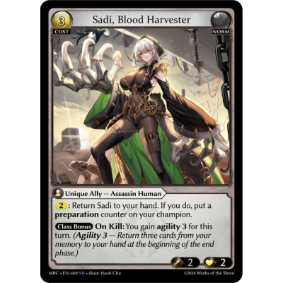 その他 Grand Archive Sadi, Blood Harvester Sadi, Blood Harvester (Foil) - Big Orbit Cards