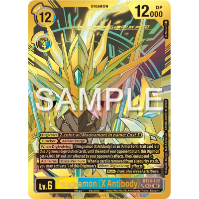 Magnamon (X Antibody) (Textured) (Foil) - BT16 - Beginning Observer - Digimon Card Game Magnamon (X Antibody) (Textured) (Foil) - BT16 - Beginning Observer - Digimon Card Game