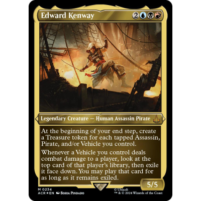 FOIL EDWARD KENWAY (SHOWCASE) Universes Beyond: Assassin's