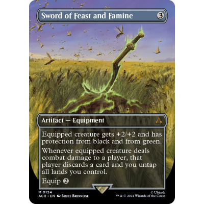 Sword of Feast and Famine (Borderless) - Big Orbit Cards Sword of Feast and Famine (Borderless) - Big Orbit Cards