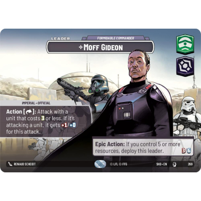 Moff Gideon - Formidable Commander - Big Orbit Cards