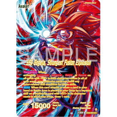 SS4 Son Goku &amp; SS4 Vegeta // SS4 Gogeta, - Big Orbit Cards