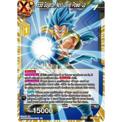 SSB Gogeta, Next Level Power-Up - Big Orbit Cards