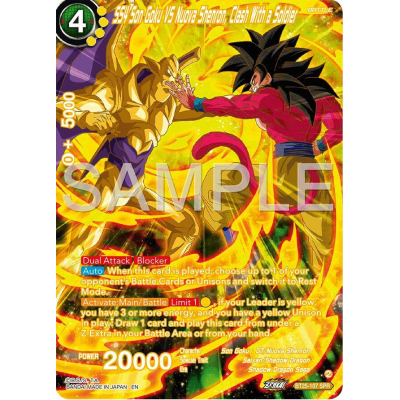 SS4 Son Goku Vs Nuova Shenron, Clash With - Big Orbit Cards