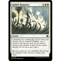 Rabbit Response - Bloomburrow - Magic the Gathering