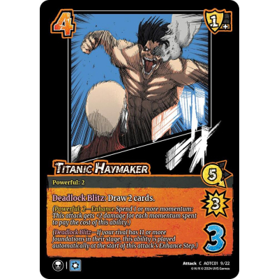 Sell Titanic Haymaker - UniVersus - Big Orbit Cards