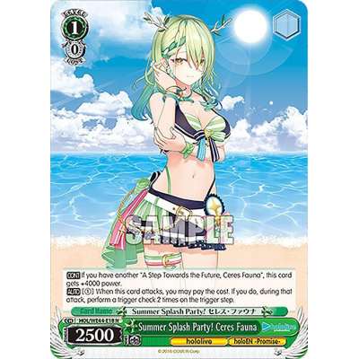 SP PSA10 Summer Splash Party! セレス・ファウナ Auction Prices Realized Tcg Cards 2024 WEISS SCHWARZ JAPANESE