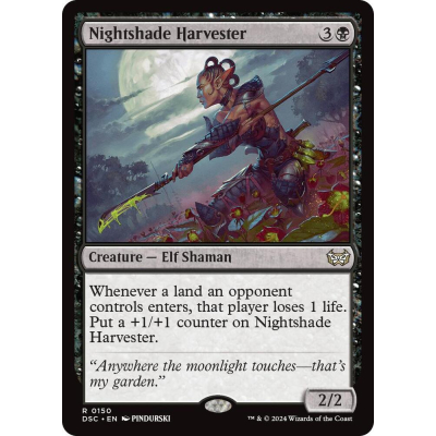 Nightshade Harvester - Duskmourn - House of Horror Commander - Magic the Gathering Nightshade Harvester - Duskmourn - House of Horror Commander - Magic the Gathering