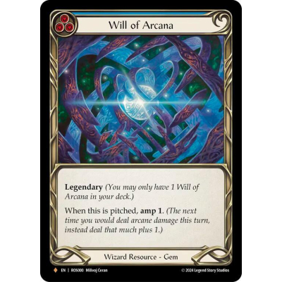 Will of Arcana (Rainbow Foil) - Rosetta - Flesh and Blood TCG Will of Arcana (Rainbow Foil) - Rosetta - Flesh and Blood TCG
