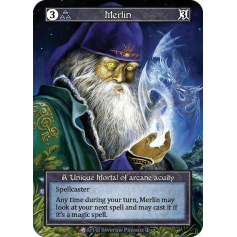 その他 Sorcery TCG Merlin foil Merlin - Foil - Unique - Arthurian Legends - Sorcery Contested
