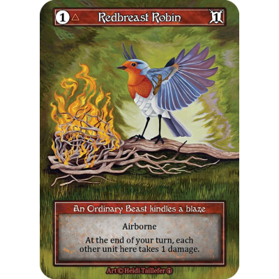 Redbreast Robin (Foil) - Arthurian Legends - Sorcery: Contested Realm Redbreast Robin (Foil) - Arthurian Legends - Sorcery: Contested Realm