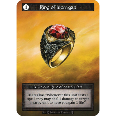 その他 Sorcery TCG Ring of Morrigan foil ring-of-morrigan-foil.jpg