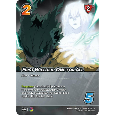 First Wielder: One for All (Alternate Art) - Challenger Series - My Hero Academia - Dark Hero Arc - UniVersus First Wielder: One for All (Alternate Art) - Challenger Series - My Hero Academia - Dark Hero Arc - UniVersus