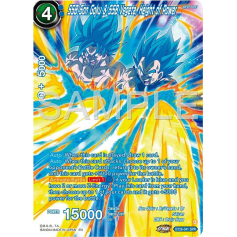SSB Son Goku & SSB Vegeta, Height of Power (SPR) - BT26 - Ultimate Advent - Dragon Ball Super Card Game