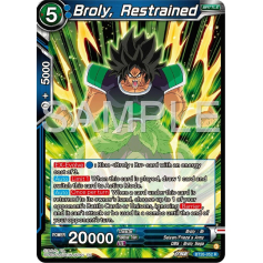 Broly, Restrained - BT26 - Ultimate Advent - Dragon Ball Super Card Game