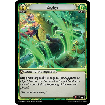 Zephyr (Foil) - Mortal Ambition - Big Orbit Cards