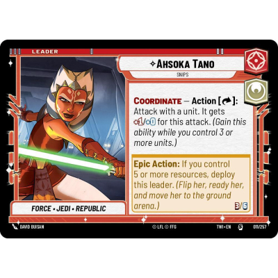 Ahsoka Tano - Snips - Twilight of the Republic - Star Wars: Unlimited Ahsoka Tano - Snips - Twilight of the Republic - Star Wars: Unlimited