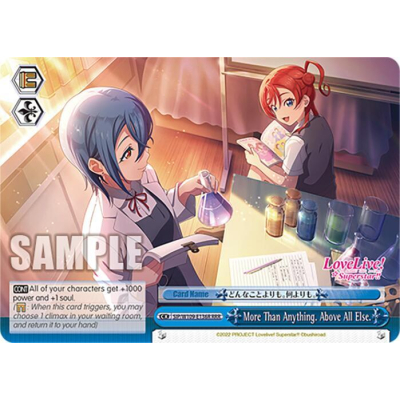 More Than Anything. Above All Else. (RRR) - SIN/W109 - Love Live! School idol festival 2 MIRACLE LIVE! - Weiss Schwarz More Than Anything. Above All Else. (RRR) - SIN/W109 - Love Live! School idol festival 2 MIRACLE LIVE! - Weiss Schwarz