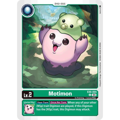 Motimon - EX8 - Chain of Liberation - Digimon Card Game Motimon - EX8 - Chain of Liberation - Digimon Card Game