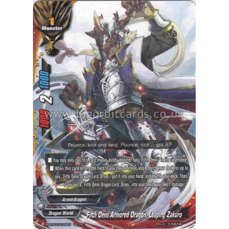 Fifth Omni Armored Dragon, Leaping Zakuro - Big Orbit Cards