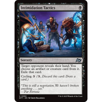 Intimidation Tactics (Foil) - Aetherdrift - Magic the Gathering Intimidation Tactics (Foil) - Aetherdrift - Magic the Gathering