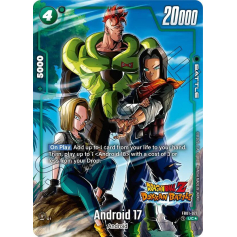 Android 17 (077) (Dragon Ball Z Dokkan Battle Alternate Art) (Foil) - FB05 - New Adventure - Dragon Ball Super Card Game