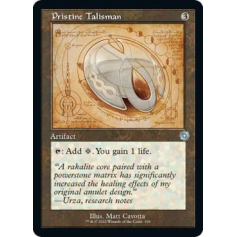 Pristine Talisman (Schematic) - The Brothers' War - Magic the Gathering