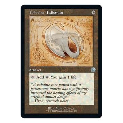 Pristine Talisman (Schematic) - The Brothers' War - Magic the Gathering
