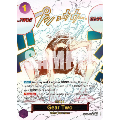 【PSA10】 GEAR TWO ALTERNATE ART ギア2 パラレル Gear 2 OP11-080 R Parallel A Fist of Divine Speed ONE PIECE