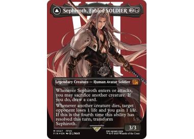 マジック：ザ・ギャザリング Sephiroth, Fabled SOLDIER Foil Final Fantasy Variants Foil: Sephiroth, Fabled SOLDIER (0527