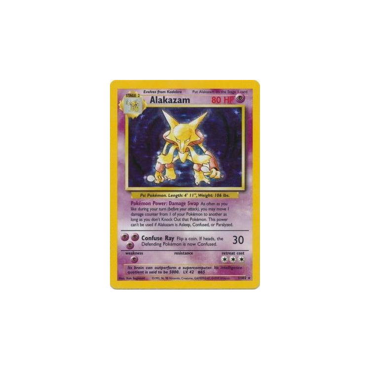 Pokemon - Alakazam (1) - Base Set 2 - Holo