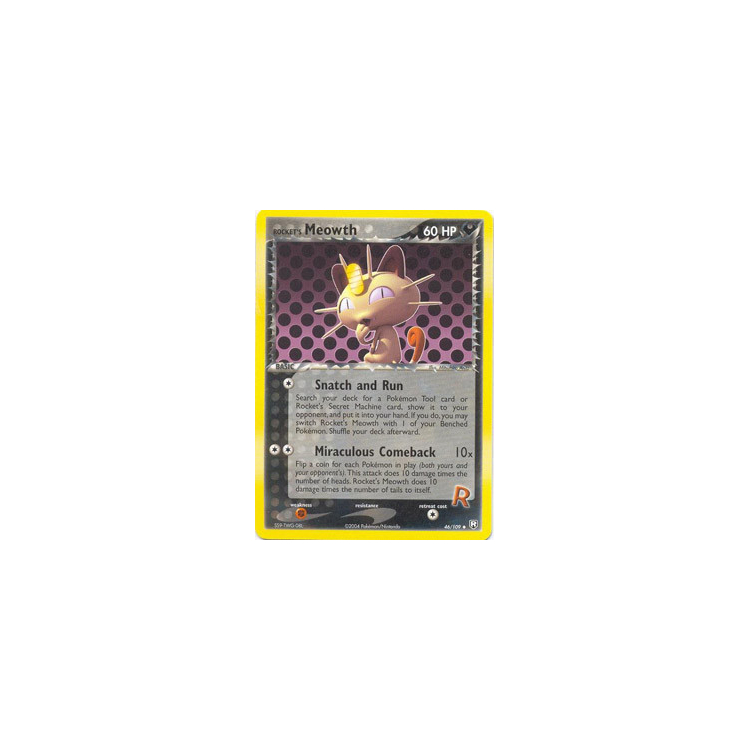 ポケモンカードゲーム MEOWTH START DECK/ROCKET'S PSA10 MEOWTH START