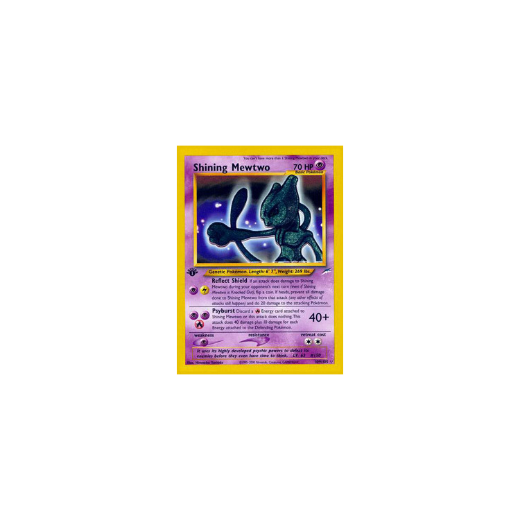 Shining Mewtwo (Holo) (1st Edition) - Big Orbit Cards