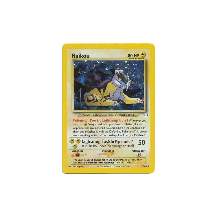 Raikou - Neo Revelation Unlimited - Pokemon