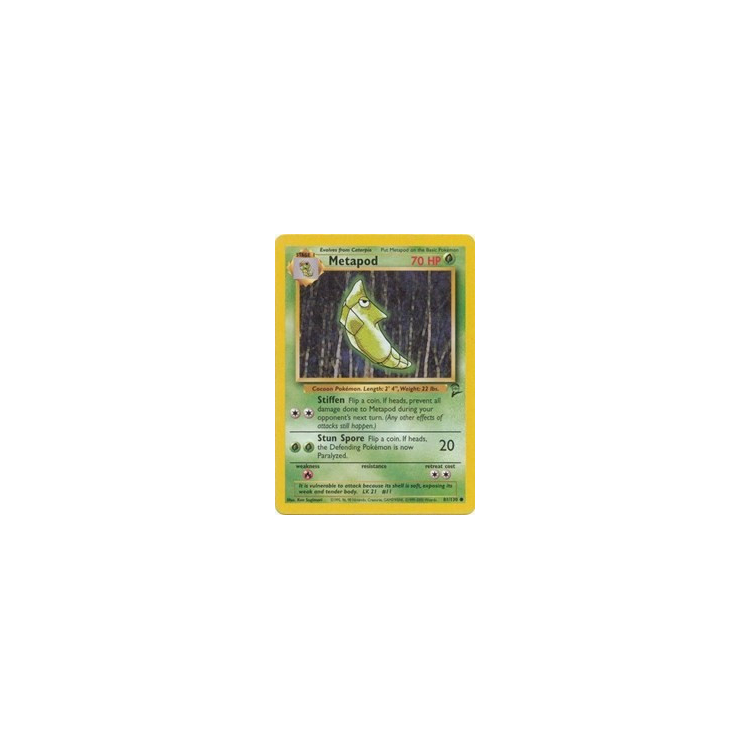 Metapod - Base Set 2 - Pokemon - Big Orbit Cards