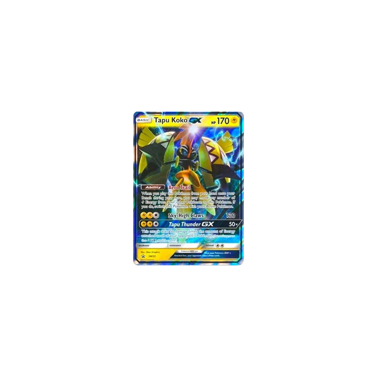  Tapu Koko GX - SM33 - Promo - SM Black Star Promo